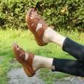 Miniatyrbild 4 av 5: Damer Kvinnor Ortopedisk Heel Slip On Open Toe Mules Sandaler Sho Brown 38
