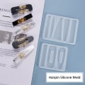 Miniatyrbillede 2 af 5: Silikonestøbning Kvinder Pige Hårnåle Form UV Resin DIY Forme Ha N2 1 PC