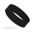 Miniatyrbillede 1 af 5: Sports Yoga Gym Stretch Pandebånd Hoved Hårbånd Fitness Sweatba Black