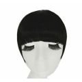 Miniatyrbillede 3 af 5: Fringe Clip In On Bangs Straight Hair Extensions brun sort *l dark brown