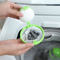 Pikkukuva 3 / 5: Karvanpoisto Catcher Filter Mesh Vaatteet Pesuhine Filter L Green 1 pc