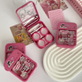 Miniatyrbillede 1 af 8: e Mini kontaktlinser etui Kit til piger Rejser Bærbar kontakt one size
