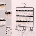 Miniatyrbild 2 av 5: Väggörhänge Smycken Organizer Hängande Hållare Halsband Display one size