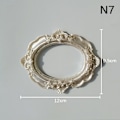 Miniatyrbillede 1 af 5: Nyt design Nail Art Display Retro Metal Uregelmæssig Fotoramme N