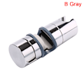 Miniatyrbillede 1 af 5: Justerbar brusehovedholder til skydestang Krom brusestang B（Gray）