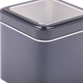 Miniatyrbilde 8 av 8: 8 cm metall smykker displayetui med pute Watch Organizer Box onesize