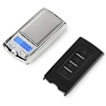 Miniatyrbilde 2 av 5: Bærbar mini digital lommevekt 200 g/100 g 0,01 g gull Sterli silver 100g