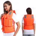 Miniatyrbild 3 av 8: Ny Orange Vuxen Barn Foam Flotation Simning Flytväst Ve A