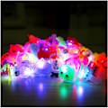 Pikkukuva 1 / 5: 10 kpl/erä e Lasten lasten LED-valo vilkkuvat sormenrenkaat hehkuvat 20 pcs