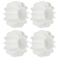 Miniatyrbilde 1 av 5: 4 stk Klesvask Ball Dekontaminering Anti-tangle Gjenbrukbar Hjem Cle White