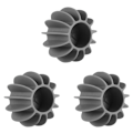 Pikkukuva 1 / 5: 1/3 kpl Silicone Magic Laundry Ball Uudelleenkäytettävät vaatteet Hiustenpoisto Gray 3Pcs