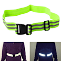 Pikkukuva 3 / 5: Heijastava kuminauha vyötärösuojaus Heijastava Night Runni Black 2 pcs