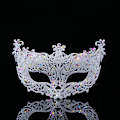 Miniatyrbilde 3 av 8: Luksus venetiansk maskerademaske kvinner jenter Sexy Fox Eye Mask F Red