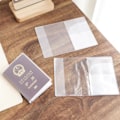 Miniatyrbild 5 av 8: 1st cover PVC vattentätt case för passplånboksbuss White frosted