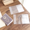 Miniatyrbilde 5 av 8: 1 stk Passport Cover PVC Vanntett Veske for Passport Wallet Bus White frosted