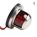 Miniatyrbillede 1 af 5: Bådnavigationsindikator Spot Light Marine Båd Yacht LED Advarsel red