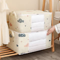 Miniatyrbilde 7 av 8: Dyne Oppbevaringspose Klær Sengeposer Polyester Stoff Støvpr Beige S