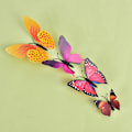 Miniatyrbillede 3 af 5: 12 stk. Butterfly Magnets Stickers Køkkenmagneter Køleskab H A