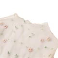 Miniatyrbild 5 av 5: Dam T-shirt Se Through Transparent Mesh Toppar Långärmad Hon Apricot