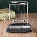 Miniatyrbillede 2 af 5: Z Newton Cradle Pendulum Ball Physics Science Pendulum Steel Ba one size