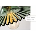 Miniatyrbilde 2 av 5: E27 Industriell Vintage Taklampe Retro Glass Taklampe Lampskjerm (hvit) white