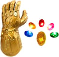 Miniatyrbild 1 av 5: LED-belyst Infinity Gauntlet Thanos-handske med avtagbara magnetiska Infinity-stenar