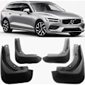 Miniatyrbilde 1 av 3: Høykvalitets Ekte Formpressede Sprutbeskyttere Mud Flaps FOR 2019-2024 Volvo V60 Stasjonsvogn