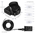 Miniatyrbilde 2 av 5: Oppblåsningspumpe, Reserveviftemotor for Oppblåsbar Hagedekorasjon, 1.0a Vifte for Plenen, Halloween og Jul, 10.2v/1.0a Adapter