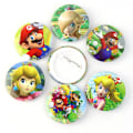 Pikkukuva 3 / 5: #12 kpl Super Mario -rintamerkit Mario-merkit#