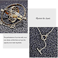 Miniatyrbilde 3 av 5: Harry Potter Hermines Time Turner Halskjede Smykker For Kvinner Jenter