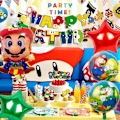 Miniatyrbilde 5 av 5: 5 stk. Super Mario Folieballonger, Mary Bursdagsfestdekorasjoner for Gutter Jenter Superheltdekorasjoner{F2}