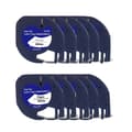 Miniatyrbillede 1 af 5: 10 Maker-refiller til Letratag-refiller 12 mm x 4 m hvid plasttape til Letra Tag Plus Maker-FX-