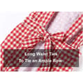 Miniatyrbild 4 av 5: Apron Kitchen Baking Aprons Vintage Women's Aprons Red Gingham Ruffle-FX-