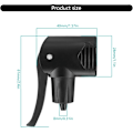 Miniatyrbilde 2 av 5: Sykkelpumpe Adapter Ventil Sykkel Erstatning Luftpumpe Flerbrukspumpe