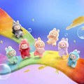 Miniatyrbild 4 av 9: Pop Mart Labubu The Monsters – Spännande Macaron Plysch Nyckelring Serie (1 Blind Box, 3.0) Tre generationer Three generations luck