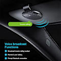 Pikkukuva 4 / 5: Bluetooth-auton langaton handsfree-kaiutinpuhelin äänivastaanotin auton MP3-soitin mikrofonituella‘-UU-