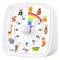 Visuell timer med nattlampa för klassrum, hem och kontor White Land Anim