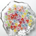 Miniatyrbillede 4 af 5: 50 stk. 3D Blomster til Negle Charms Is Gennemsigtige Blomster Negle Charms Blomster Neglekunst Charms Lysende Blomster Charms {HH}