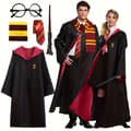 WB Inspired Preppy Polyester -asustesetti aikuisille Halloweeniin ja cosplayhin Red 5 piece set