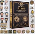 KPOP-gruppers julekalender 2026, akryl-nedtællings-blindboks med 24 rum, ATEEZ-FX- ATEEZ