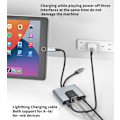 Pikkukuva 2 / 5: 2-in-1 Lightning/Type-C - Ethernet-sovitin -Phone/-Pad-laitteille, 100 Gigabit Ethernet LAN-verkkosovitin, (IS 12.0 tai uudempi) {EE}