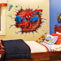 Miniatyrbild 5 av 5: Spiderman Väggdekal DIY Pojkrum Väggdekal Sovrum