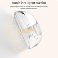 Miniatyrbillede 5 af 5: 2 stk Håndfri Brystpumpe Bærbar Elektrisk Brystpumpe Let Med LED-display 4 Tilstande & 12