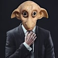 Miniatyrbild 3 av 4: Kryc-vuxen Dobby-mask, Halloween Cosplay-mask Elven Dwarf Elf Latex-mask Full Huvud Kostym Rekvisita Realistisk Mask För Karneval Maskeradfest 1 st