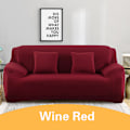 Miniatyrbilde 4 av 5: Elastisk Stretch Sofatrekk 1/2/3/4 Seter Trekk Sofabeskyttelse for Universelle Sofaer Seksjonssofaer L-formede Trekk 022 22 Size-2(145-185cm)1pc