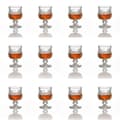 Indgraverede små vinglas til whisky, sake, vodka og te 12pcs Butterfly