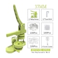 Miniatyrbilde 4 av 5: 25/32/37/44 MM Knappemaskin Installasjonsfri Knappnålsstans KiQa [db] 37MM