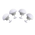 Duvet cover fasteners 4X White White whit-FX-