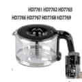 Miniatyrbillede 2 af 5: Erstatningsvandfilter til Philips HD77-seriens kaffemaskiner-FX-