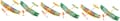 6 st Gummibandsflygplan Manuell Modell Skummodell Segelflygplan Flygplan Nyhet-FX-